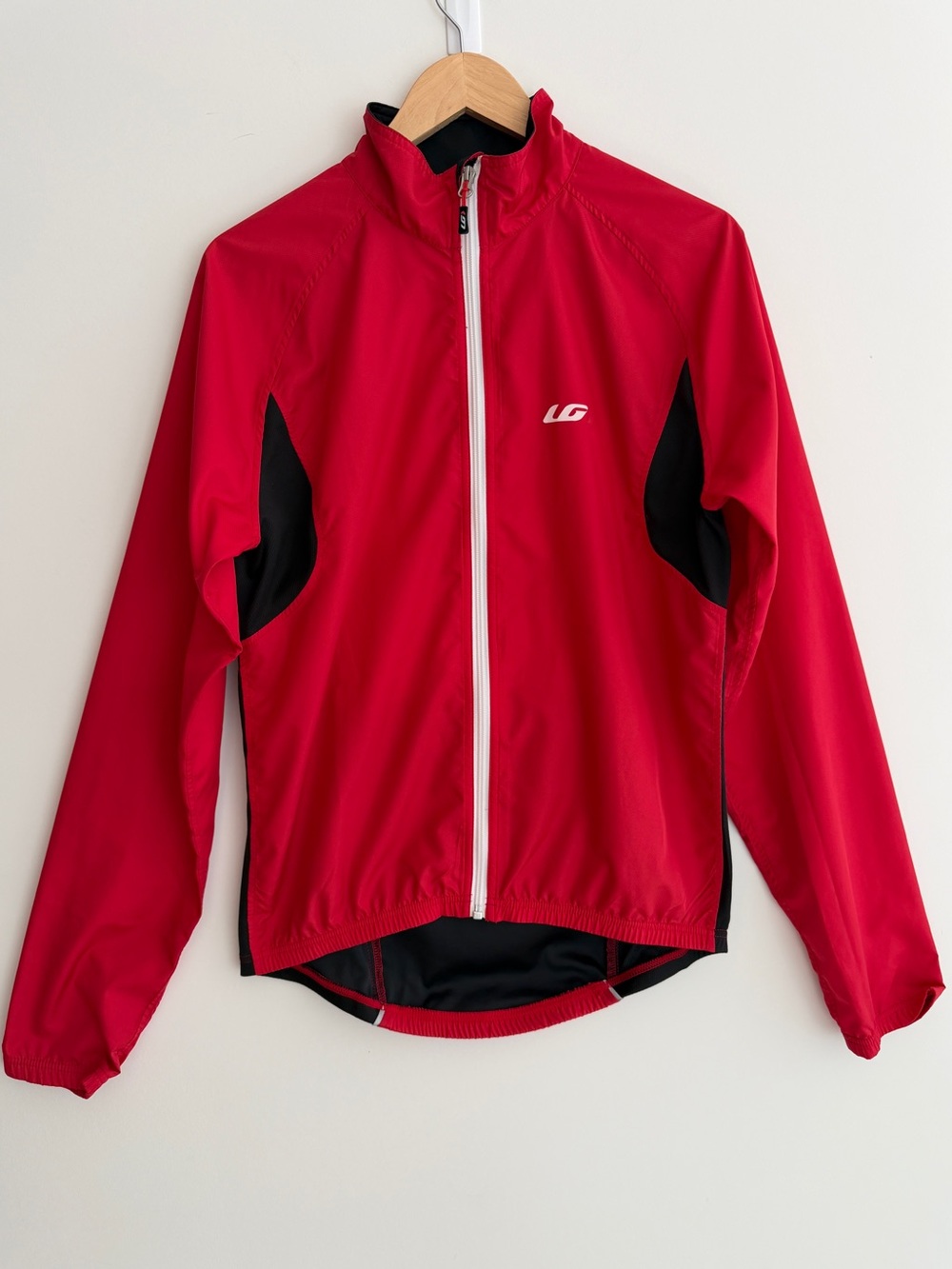 LOUIS GARNEAU Modesto 2 Full Zip Cycling Jacket Drop Tail Back Pocket Athletic